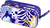 BAAGL Študentský peračník etui Violet