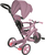 Globber trojkolka Explorer Trike 4in1 Ecologic Berry