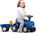 Falk Odrážadlo 280C Baby New Holland T7 s vlečkou a lopatkou s hrabličkami