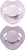 LOVI Cumlík silikónový dynamický Prime 6-18m 2ks Baby Lilac/Violet