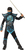 NINJA modrý drak detský kostým veľkosť (130-142cm)