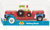 Bigjigs Rail Vagon s traktorom + 2 koľaje