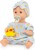 Götz bábätko Sleepy Aquini Little Duck 33cm