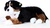 Grande peluche Bovaro del Bernese sdraiato 89 cm ECO-FRIENDLY