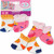 BABY born Chaussettes avec motifs (2 paires), 43 cm - rose/blanc