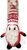 Hračka Dog Fantasy Winter Tale Santa s čapicou, pískací 40cm