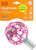 OBALL Hračka Oball RATTLE 10 cm 0m+ dark pink + 50 ml Aquaint