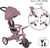 Globber trojkolka Explorer Trike 4in1 Ecologic Berry