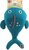 Hračka Dog Fantasy Water Float veľryba pískacia a plávajúca tyrkysová 28cm