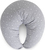 CEBA Vankúš na dojčenie HUGGY (150x60x37) Basic Grey Stars