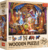 Trefl Drevené puzzle 1000 - Magická komnata