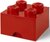 LEGO® кутия за съхранение 4 - с чекмедже червена 250 x 250 x 180 мм