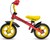 Detský balančný bicykel s brzdou Baby Mix Traveller červený