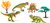 Dinosaurier-Set - Die verlorene Welt