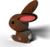 EUGY Králík 3D kartonová skládačka