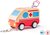 Woody Auto Krankenwagen mit Geräuschen und Licht, Schwungrad