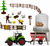 Fattoria con recinto e effetti set 49pz