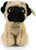 Plüschhund Mops 18 cm ECO-FRIENDLY