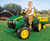Peg-Pérego John Deere Ground Force s vlečkou 12V - 330W zelená
