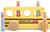 New Classic Toys Pop-up - vyskakovacie štipce - školský autobus