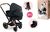 Passeggino Cybex Black 3 v1 per bambole 36-42 cm