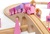Bigjigs Rail Drevená vláčikodráha osmička pre princezné 35 dielov
