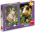 Puzzle Králiček a morča 2x48 dielikov
