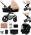 KINDERKRAFT Kočík kombinovaný Moov 2 Air 3v1 Sand Beige