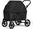 FIKAGO Kinderwagen Kross Schwarz