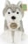 Plyšový pes husky sediaci 23 cm SOFT COLLECTION