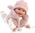 Llorens 63814 NEW BORN - muñeca bebé realista con sonidos y cuerpo de tela suave