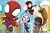 Trefl Puzzle Super Shape XXL Spidey a jeho úžasní priatelia 60 dielikov