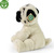 Câine pug de pluș 30 cm ECO-FRIENDLY