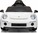 Elektrické autíčko RUF GT 12V, biele, Otváracie dvere, 2.4 GHz diaľkové ovládanie, LED sve