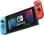Nintendo Switch console with neon blue &amp; red Joy-Con