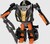 Transformer auto/robot plast 14cm čierny, 17x26x6cm
