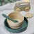 PETITE&amp;MARS Príbor silikónový TAKE&amp;MATCH Misty Green 6m+