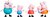 HASBRO - Familia de Peppa Pig, 5 figuras