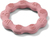 BABYONO Silikon-Beißring, rosa Ring