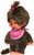 Monchhichi Mončiči ragazza con bavaglino rosa 20cm