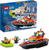 LEGO® City 60373 Barcă și barcă de salvare a incendiilor