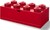 LEGO® stolný box 8 so zásuvkou - červená