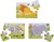 Bigjigs Toys Пъзел 3в1 сафари животни