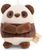 NICI plyš MyMochi Panda Kono 8 cm v kostýme popcorn s čokoládou, set darčekové bal.