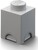 LEGO® úložný box 1 - šedý 125 x 125 x 180 mm