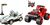 LEGO® Sonic The Hedgehog™ 77118 Silver a jeho auto vs. Knuckles a jeho monster truck