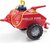 Rollytoys Rolly Fire-tanker so striekačkou - červený