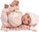 Llorens 63812 NEW BORN - muñeca bebé realista con sonidos y cuerpo de tela suave