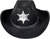 Cappello da sceriffo per adulto
