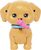 Muñeca Barbie con perrito en patines Rubia